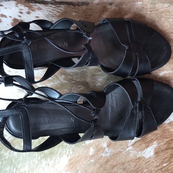 Authentic Stuart Weizmann Women Gladiator Sandals - Picture 3 of 5